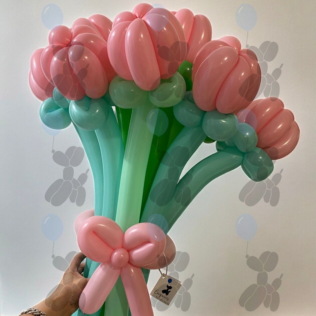 Ramo de Tulipanes en Globos
