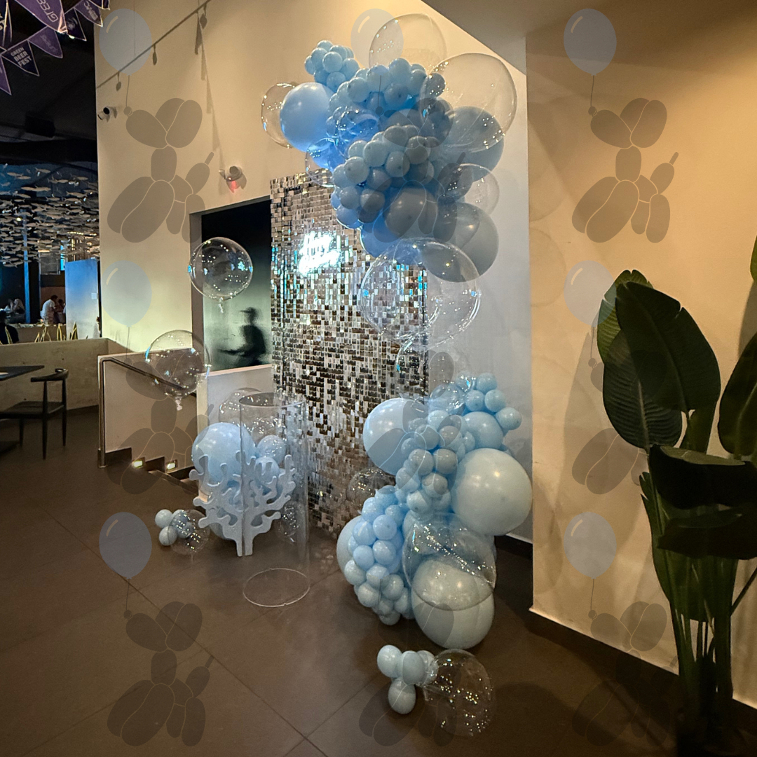 Blue Coral Elegance