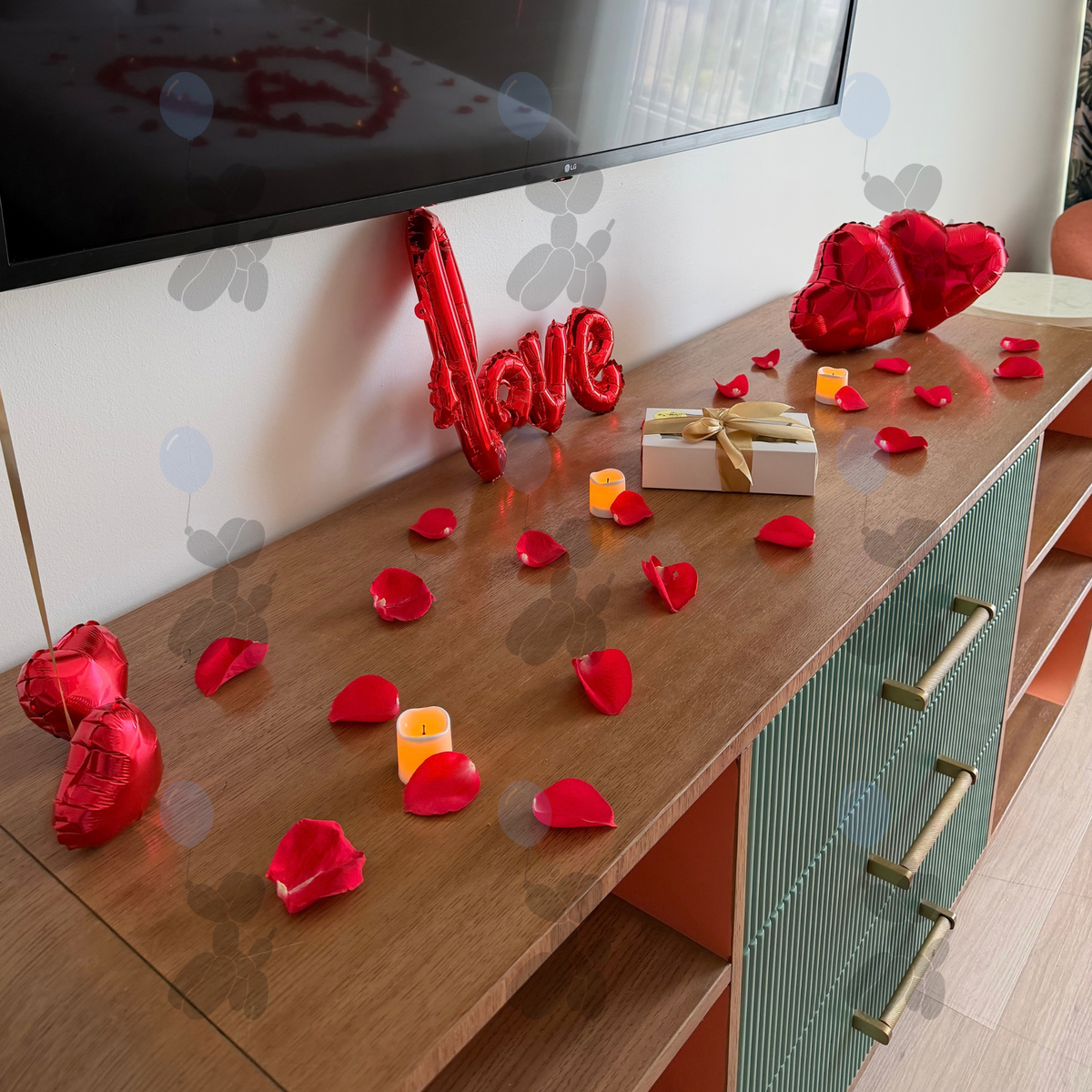 Te quiero -  Balloon Room Decor