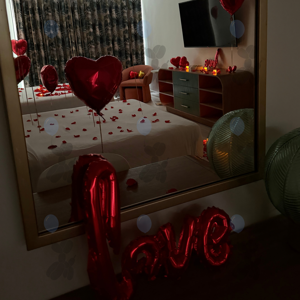 Te quiero -  Balloon Room Decor