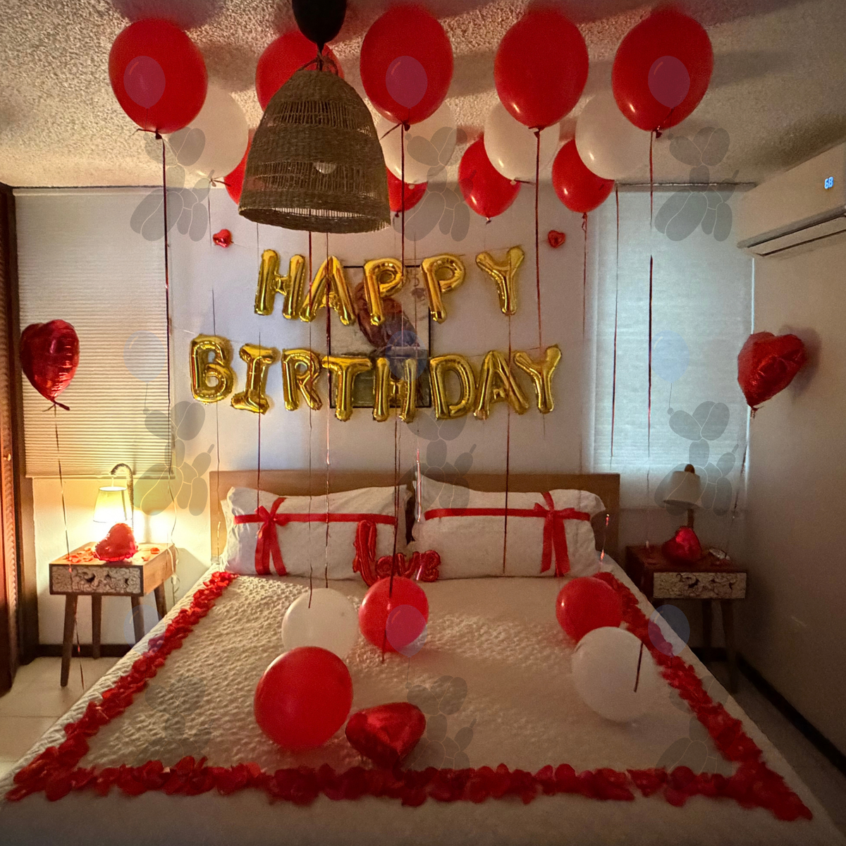 Romantic Balloon Room Decor